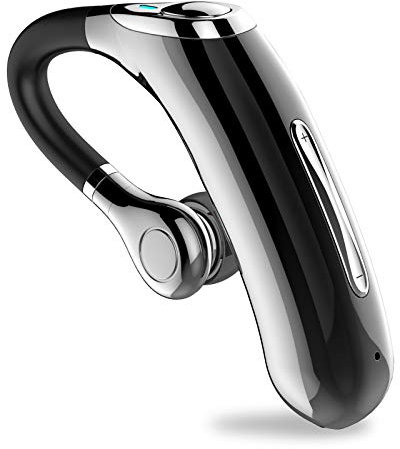 Micool Bluetooth Earpiece, Wireless Bluetooth Headset, Hands Free Bluetooth Earpiece for Mobile Phone, Single Ear Earpiece with HD Voice/Long Battery Life