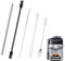GIONAR Stainless Steel Milk Hose and Cleaning Brush Set for Siemens EQ6 and Bosch VeroAroma Fully Automatic Coffee Machines, Stainless Steel Milk Tube and Cleaning Brush Set Replacement Part