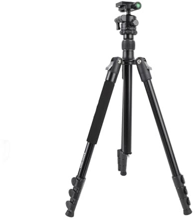 Kamera Stativ Aluminiumlegierung 360 Grad Ball Head Tragbares Reisetativ für Fotografie Live -Streaming 4 Kg Lager