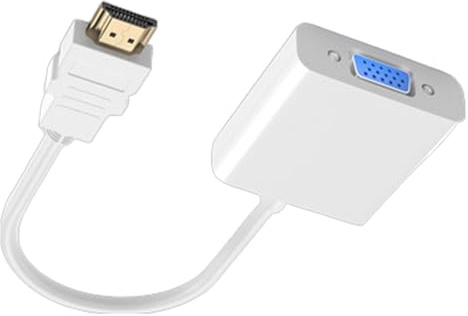 Genérico Computer Adapters For Laptops, Converter VGA To Adapter Stable Connection, Multipurpose Monitor Notebooks, Ultrabooks, Desktops, Computers