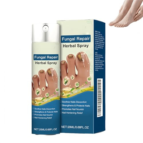 Spray Riparatore Unghie a Base di Erbe, Spray Riparatore Unghie Avanzato, Spray Lenitivi per Unghie, Trattamento Riparatore Unghie Efficace, Adatto a Pelli Sensibili (1Pezzo)