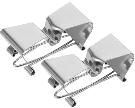 Cabilock 2 Stück Edelstahl Öl Leinwand Clips Wet Canvas Klemmen Tragbar Abnehmbar Künstler Zubehör für Nasse Gemälde und Rahmen Ergonomisch und Vielseitig für Malerbedarf