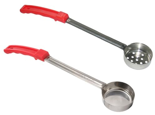 Zerodeko Louche à Pizza en Acier Inoxydable 2pcs Manche Long Cuisine Quotidienne, Cuillère à Portion Facile à Mélanger et Servir la Sauce