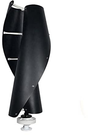 YIGECHENXIN Generatore Eolico ad ASSE Verticale da 8000W Senza Rumore, turbina eolica da Esterno a 2 Pale a Spirale 12V-220V con Controller MPPT per Illuminazione Domestica e Stradale,220V