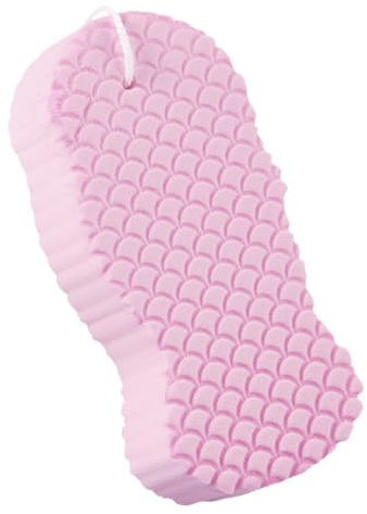 Bath Sponge - 3D Reusable Body Scrubber, Mjuk Gentle Peeling Pad, Skrubbning av hudrenare | Dead Removal Tool, Home Travel Hotel Washroom Shower Cleansing Cell scrub Vuxna Kvinnor Foam Puff Pack