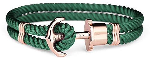 Paul Hewitt del pH ph-G N R L Donna Bracciale Ancora Acciaio Inossidabile Rose Verde 19 cm