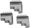 20CrMnTi di alta qualità resistenza all'usura K11-80 all'interno mandrino mandrino autocentrante metallo tornio chuck jaws strumento di lavorazione dei metalli 3 pz/paia