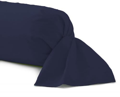 Alpes Blanc - Taie de Traversin 43x185 cm – 100% Coton 57 Fils/cm² Doux et Résistant – Fabrication Française, Confort, Hygiène