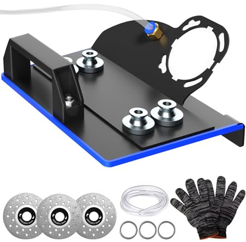 45 Degree Tile Chamfering Tool, Angle Grinder Stand for 45° Tile Cutting, Tile Cutter Tools Compatible with 100-Type Angle Grinders, Angle Grinder Attachments for Chamfering, Angle Can be Adjusted