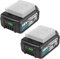 Aaiwtd 2 x 5000 mAh GBA Li-Ion Replacement Battery for Bosch Professional 18 V Battery BAT609 BAT610G BAT618G BAT619 BAT621 BAT620 Cordless Power Tool