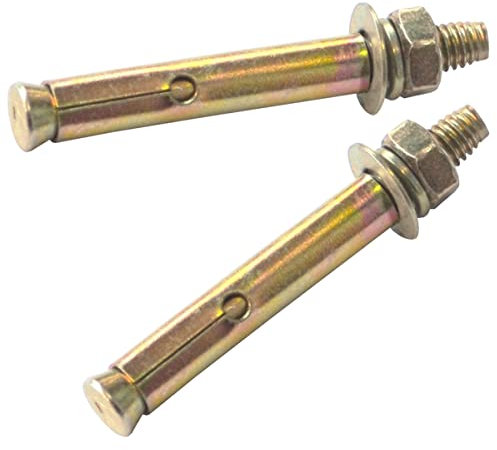 25 PCS M6*60mm Expansion Bolts,Hex Bolt Sleeve,Concrete Anchor (M6*60mm, 25)