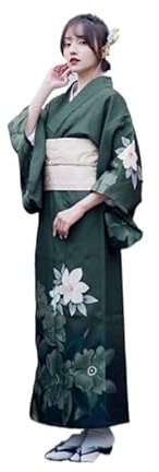NELLN Kimonos traditionnels femmes japonais Haori Long peignoir Vintage scène photographie Cosplay Costumes élégant soirée robe de soirée