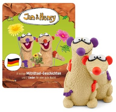 tonies Hörfiguren für Toniebox, Jan und Henry – 8 Rätsel und 2 Lieder, Hörspiel mit Liedern für Kinder ab 3 Jahren, Spielzeit ca. 43 Minuten