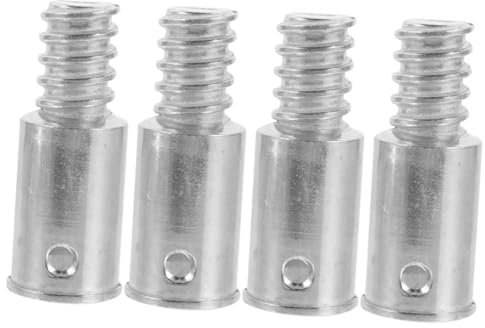 SEWOART 4-teiliges Metallgewinde-spitzenset Für Besen Ersatz-verlängerungsstangen-adapter Für Die Haushaltsreinigung