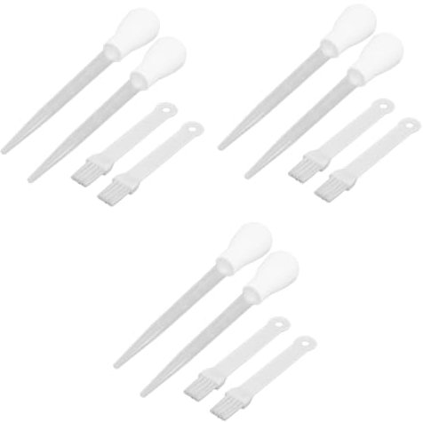 BESPORTBLE 3 Sets 4pcs Novelty Kitchen Gadgets Oil Dropper Seasoning Pump Turkey Baster Droppers Brushes