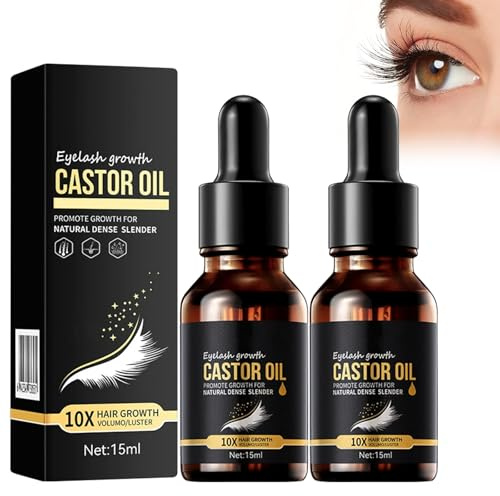 2PC Wimpernserum, Wimpernwachstumsserum, Lash Serum, Augenbrauenverstärker und Wimpernserum, Wimpernserum Wimpern Wachstum, für Schnelleres Wimpernwachstum, Vollere und längere Wimpernpflege, mascara