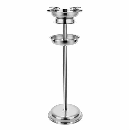 YUZDNM Standaschenbecher Für Draußen, Standaschenbecher, Vertikal, Aus Reinem Kupfer, Zigarettenkippensäule, Antikes Messingfass, Aschenbecher Mit Ständer Für Zigaretten Auf Der Terrasse(B)