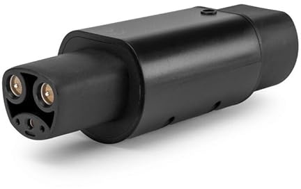 Evloaded | Typ 2 Tesla Adapter | Kompatibel mit Amerikanischen Tesla-Fahrzeugen, 32A, 230V AC, Flammhemmend, IP55 Schutzklasse