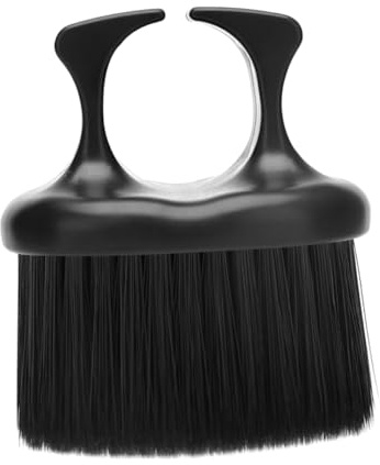 CALLARON Knöchelbürste Bartbürste Herren Nylon Pp Ringgriff Haarreinigungsbürste Bartpflege Friseurbedarf für Salon und Zuhause