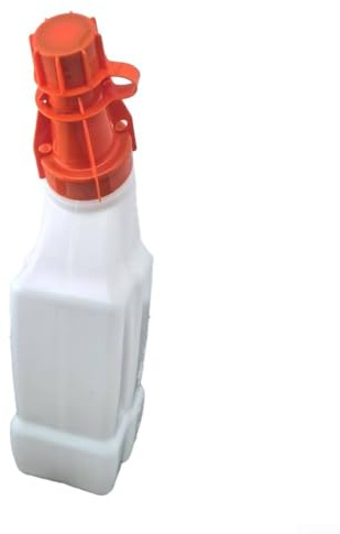 Jonikuper 1L Fuel And Oil Mixing Bottle With Multiple Mixing Ratios 50:1 40:1 35:1 25:1 For 2-Stroke Garden Machinery Brushcutters Chainsaws Spill Proof Design