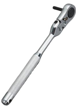 Llave de trinquete de liberación rápida, reversible de 180°, cabeza giratoria de 180°, herramienta de combinación de trinquete de mango de trinquete