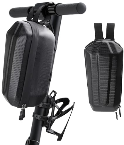 GIOVARA Bolsa para Patinete Eléctrico 3L Bolsa de Almacenamiento para Scooters, Bolsas de Almacenamiento para Scooter Impermeable para Scooter Xiaomi Mijia M365 Pro Sedway - Negro