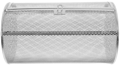 TOYANDONA Rotisserie Oven Basket Rotating Grill Cage Stainless Steel 180x300mm for Electric Oven Baking Nuts Chestnuts Roasting Bbq Cooking Accessories