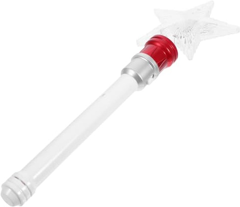 TOYANDONA Rotierender Stern Leuchtstab Zauberstab mit Vollrotation LED Party Mitgebsel für Mädchen Festivals Konzerte Prinzessin Fee Kostüm Zubehör Licht Robustes Design
