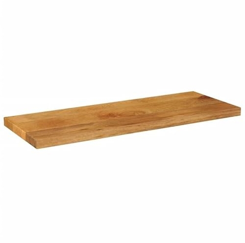 Eleganz Tablero de madera maciza de mango con aspecto de roble, 90 x 30 x 2,5 cm, rectangular, duradera y estable para cocina, salón u oficina
