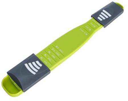 Cuchara Medidora Ajustable para Adultos, Cuchara de Cocina Ajustable con Escala, Herramienta de Medición Precisa para Medir Especias, Harina & Ingredientes