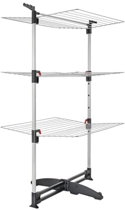 Metaltex Ciclone Vario Turmwäschetrockne, Silber