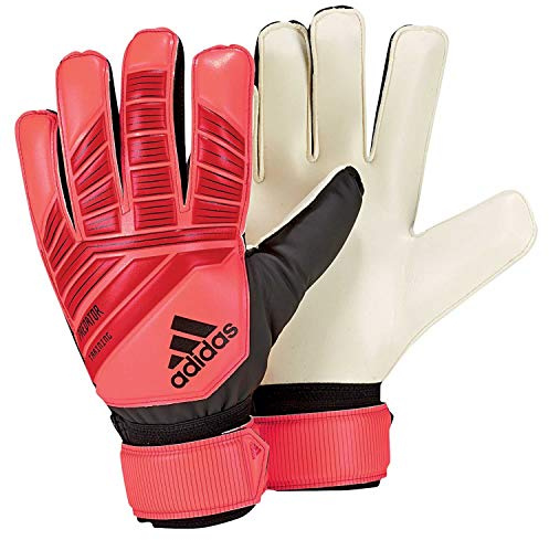 adidas Pred Trn Goalkeeper Handschuhe (W/O Fingersave), Uni, für Erwachsene, aktives Rot/Schwarz/Solarrot, Größe 12