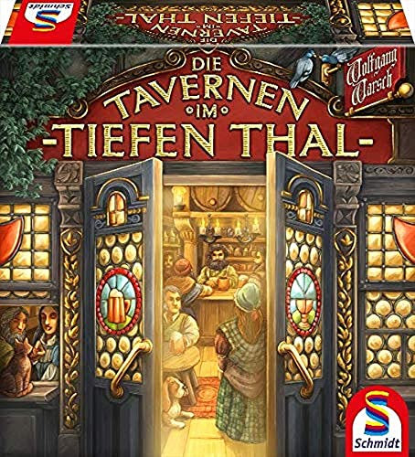 Schmidt Spiele 49351 Die Tavernen im Tiefen Thal, Strategiespiel, bunt, 4 Spieler
