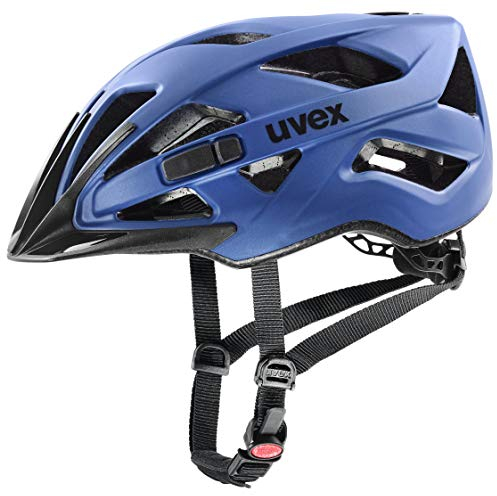 uvex Touring cc - Leichter Allround-Helm für Damen und Herren - individuelle Größenanpassung - erweiterbar mit LED-Licht - Blue matt - 56-60 cm