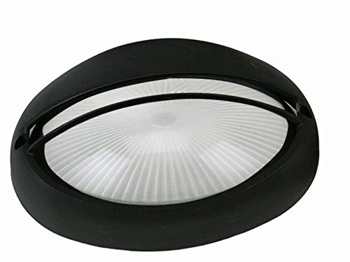Licht-Erlebnisse Maritime Wandlampe außen IP44 Bullauge Aluminium Schwarz E27 TIFFI Außenleuchte Schiffslampe