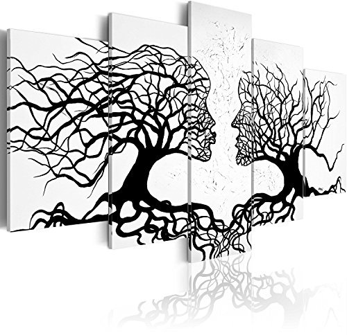 murando Cuadro Acústico Abstracto 200x100 cm espuma acústica absorbe el sonido aislamiento lienzo de 5 piezas Impresión Artística Decoración de Pared Imagen Gráfica a-A-0104-b-m