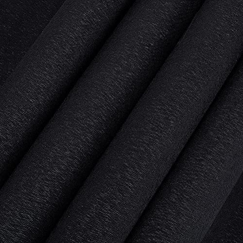 OLYCRAFT 100x43cm Schwarze Buchbindeleinen Bucheinband Stoffoberfläche Mit Buchleinen Mit Papierrücken Eng Gewebtes Polyestergewebe Für Buchbindung Scrapbooking DIY Handwerk