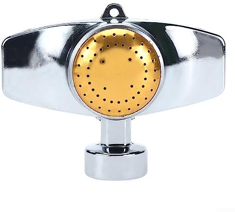Arroseur à pour 360° en métal à motif rond carré avec tuyau d'arrosage doux pour petite , cour, pelouse, jardin