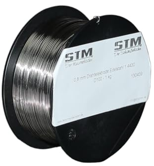 Edelstahl Schweißdraht VA STM Der Meisterladen V4A 316L 1.4430 0,8mm D100 1kg