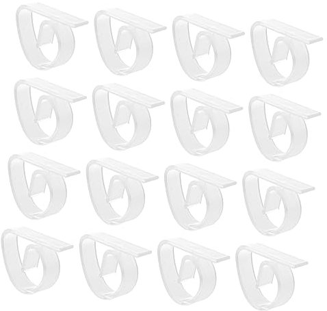 Garneck Tischdeckenhalter für Restaurant 72pcs Kunststoff Tischdeckenklemme Winddicht und