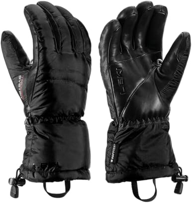 LEKI Damen Glace 3D Primaloft Gold Isolierte wasserdichte Handschuhe für Skifahren, Snowboarden und kaltes Wetter