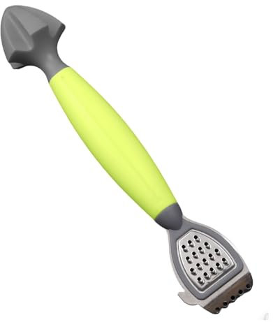 Lemon Stainless Steel Zester，3 in 1 Lemon Zester Peeler， Kitchen Peeler Tool for Cocktails Lime Oranges Kitchen Gadgets (Green)