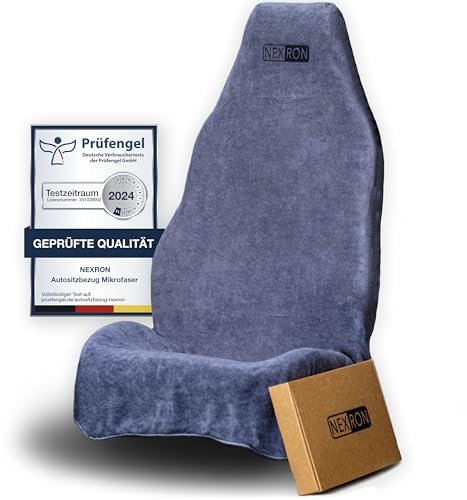 NEXRON® Autositzschoner – besonders bequemer Autositzbezug mit sportlichem Premium Stoff – schützt die Sitze deines Autos in Sekundenschnelle