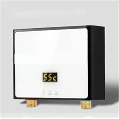 Chauffe eau Electrique, Chauffe-eau Électrique Instantané Sans Réservoir, 3000/4000/5500W, Thermostat À Induction, Tactile, Intelligent, For Douche, Automatique ,Pour cuisine, salle de bain, lavage(Pi
