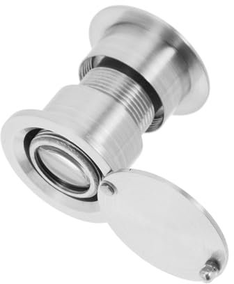 Angoily Solid Brass Door Viewer Pry Cat's Eye Digital Door Viewer Wide Angle Peephole Privacy Cover Hotel Apartment Peep Kit