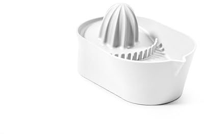 Blim Plus - Spremiagrumi Oblo' Arctic White - Spremi e Filtra Succo Facile Veloce - Made in Italy