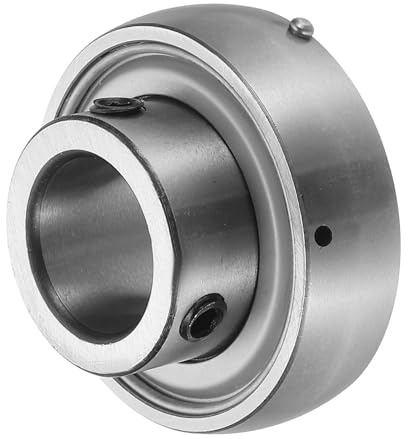 sourcing map SB204-12 Insert Bearing 3/4 Bore, Spherical Insert Bearing Chrome Steel (GCR15) for Agricultural Machinery Replaces