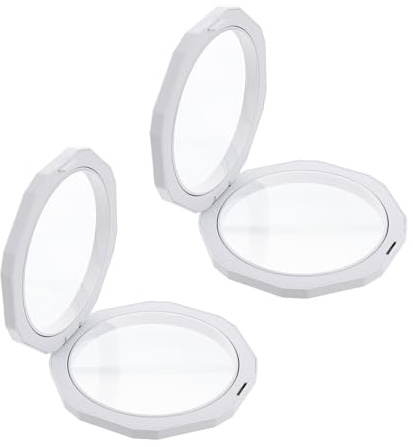 VILLCASE 2 Stück 3D Schweberahmen Schmuck Displaybox Transparent PE Folie mit Push to Open Flexibler Rahmen für Medaillen Münzen und Schmuck
