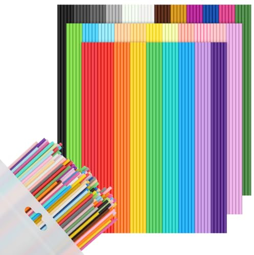 32 Farben 3D Doodler Stift Nachfüllpacks für 3Doodler Start+, 160 Stück 3D Stift Filament 2.5mm PCL Niedrige Temperatur, 3D Druckstift Nachfüllungen für 3Doodler Start Pen