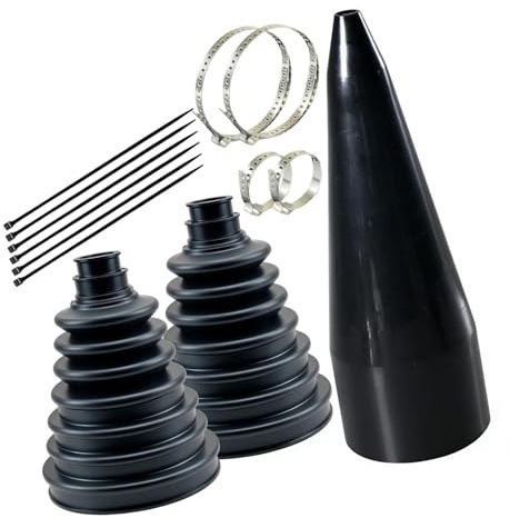 Snorvixre Junta de silicona de alta resistencia para reparación de polvo para aplicaciones automotrices universales. Instrucciones de instalación sencillas. Manguito de silicona